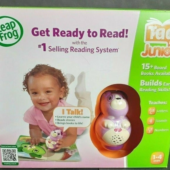 LEAPFROG LEAPREADER JUNIOR BOOK PAL READING SYSTEM VIOLET PURPLE SEALED NEW! - Picture 7 of 15